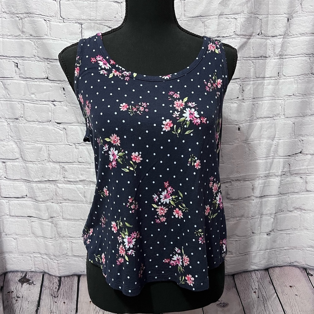 Navy Blue No Boundaries Sleeveless Top